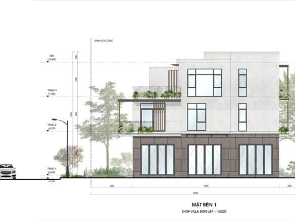 Sky Retreat - Shop Villa Đơn Lập 1 mặt bên