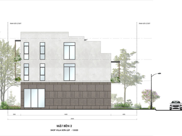 Sky Retreat - Shop Villa Đơn Lập 1 mặt bên