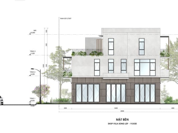 Sky Retreat - Shop Villa Song Lập 2 mặt bên