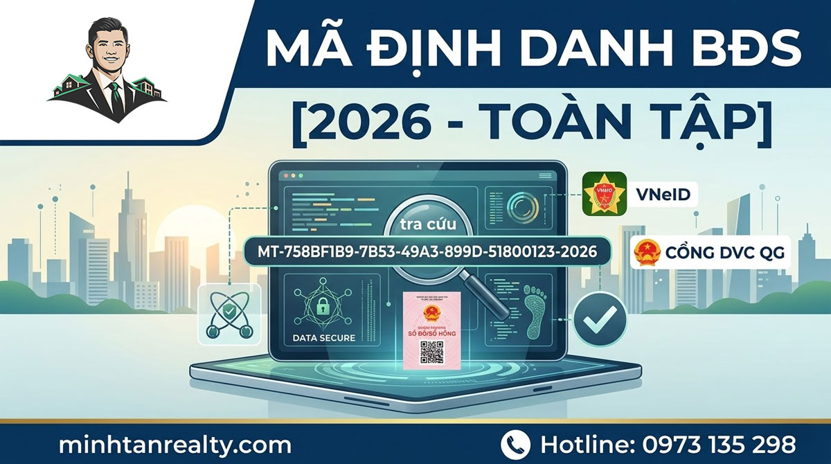 TRA CỨU MÃ ĐỊNH DANH BĐS 2026 Minh Tân Realty