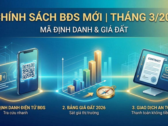 Chính sách bất động sản mới trong tháng 3 2026