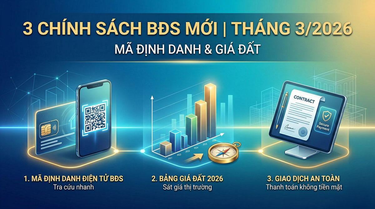 Chính sách bất động sản mới trong tháng 3 2026