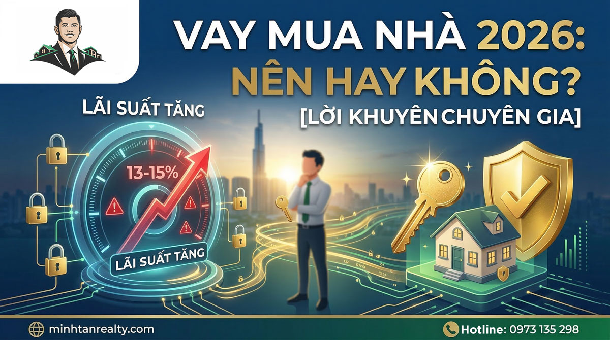 Có nên vay ngân hàng mua nhà khi lãi suất tăng 2026
