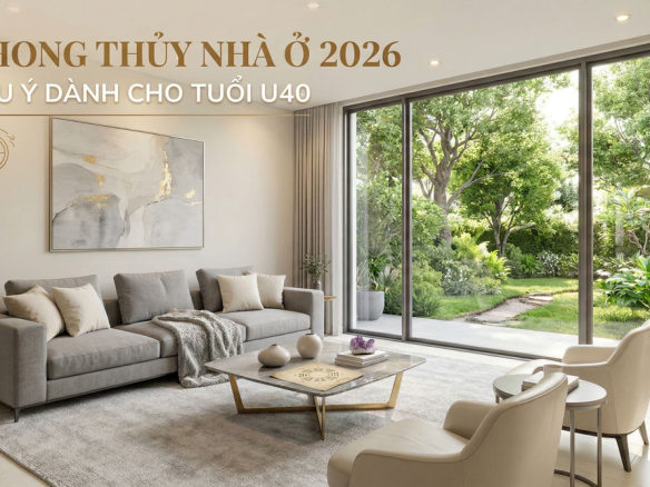 Phong thủy nhà ở năm 2026 tuổi U40