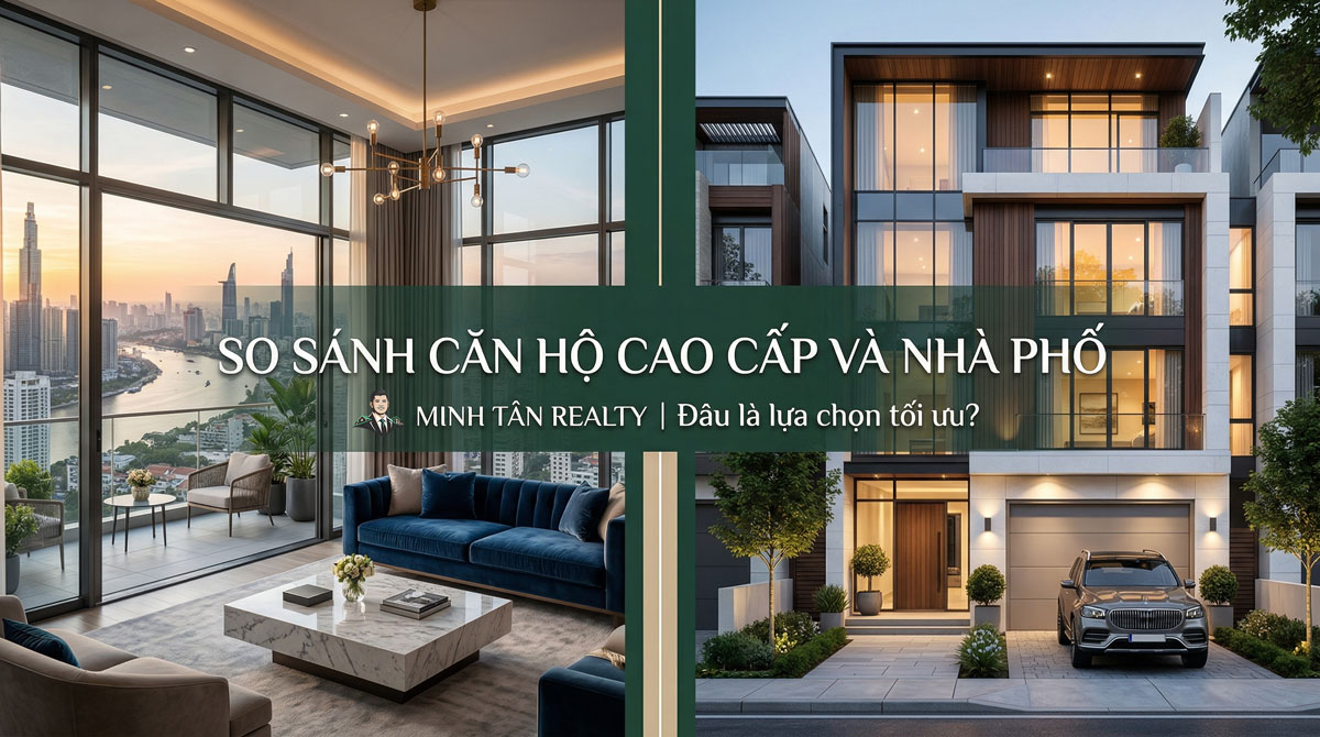 So Sánh Căn Hộ Cao Cấp Và Nhà Phố