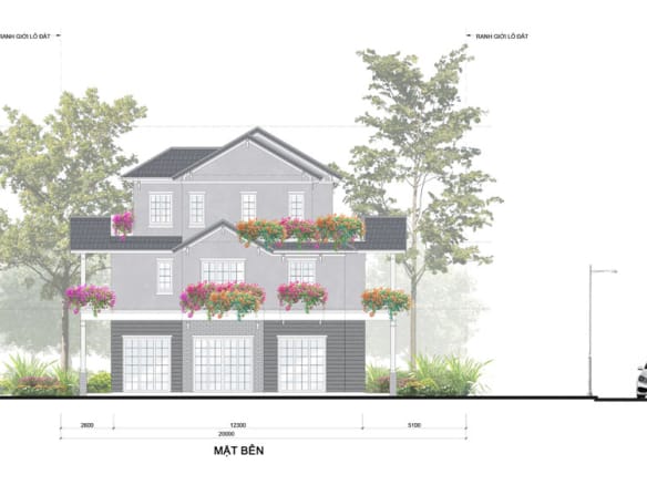 Home Retreat - Shop Villa Song Lập mặt bên