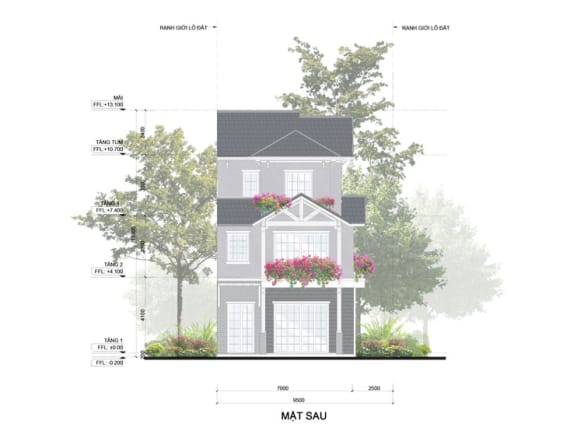 Home Retreat - Shop Villa Song Lập mặt sau