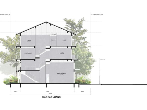 Home Retreat - Shophouse mặt cắt ngang