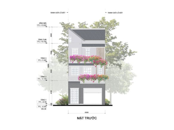 Home Retreat - Town Villa mặt trước