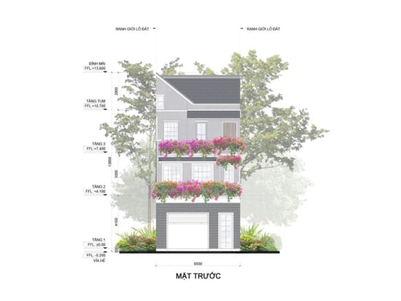 Home Retreat - Town Villa mặt trước