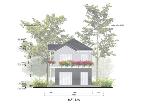 Home Retreat - Villa Đơn Lập mặt sau