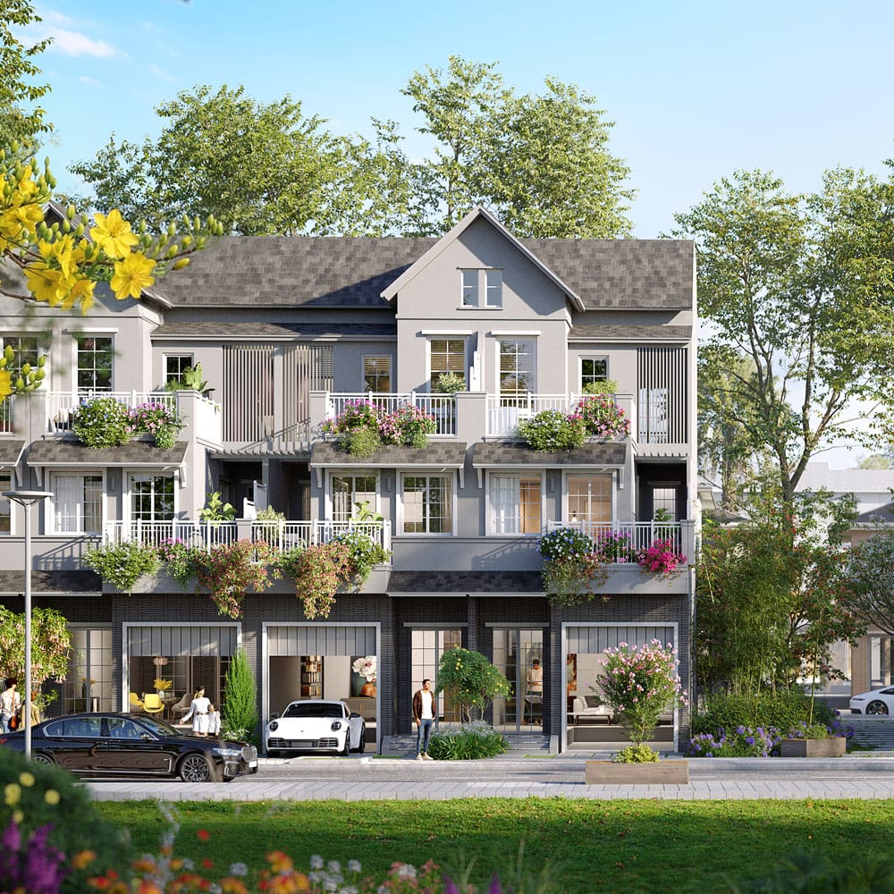 Mùa lễ hội - Rừng mai Townhouse mẫu a