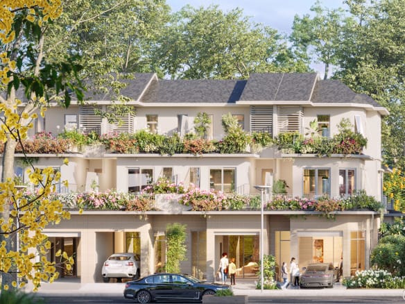 Mùa lễ hội - Rừng mai Townhouse mẫu e