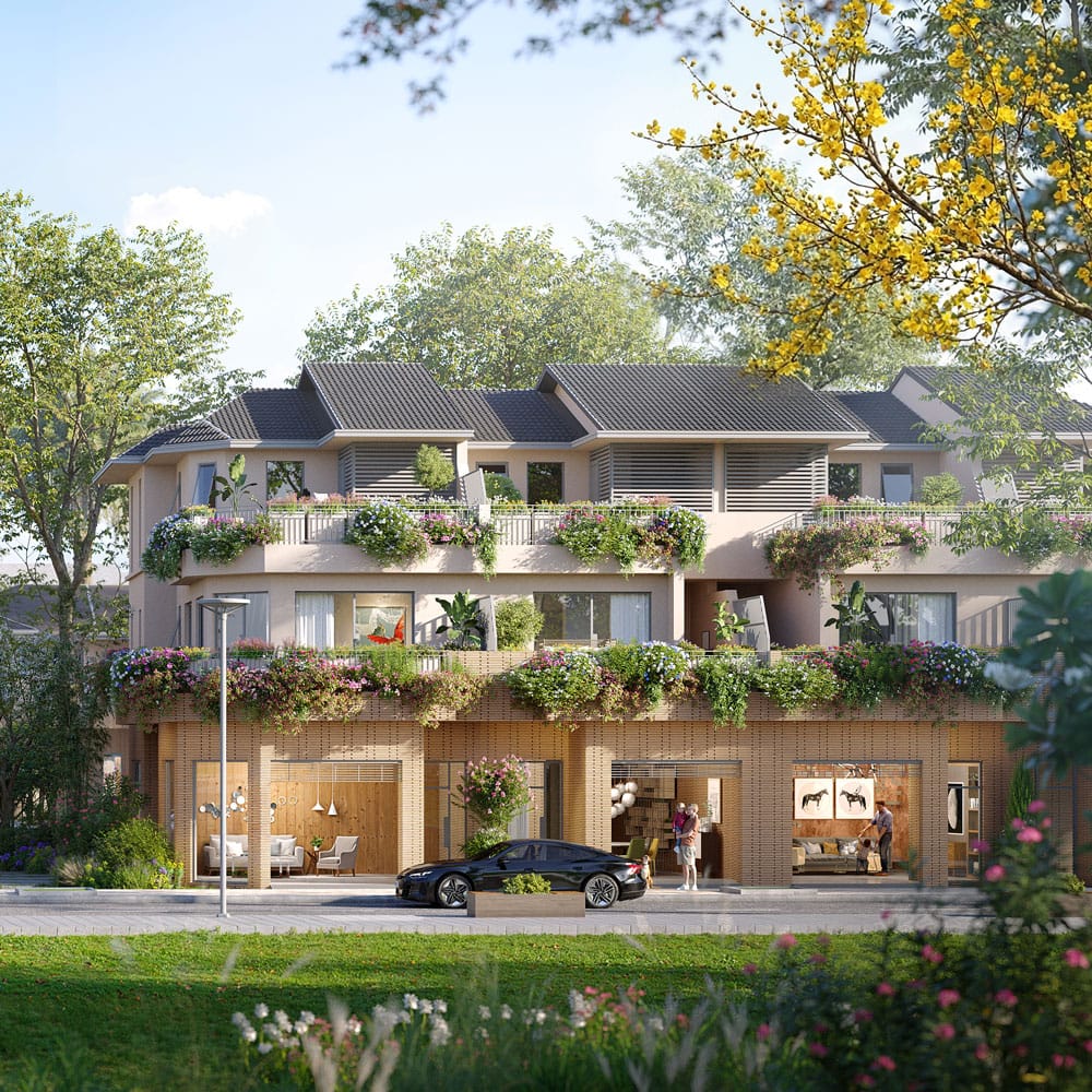 Mùa lễ hội - Rừng mai Townhouse mẫu z