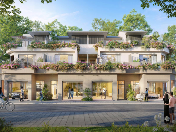 Mùa lễ hội - Rừng mai Townhouse mẫu e