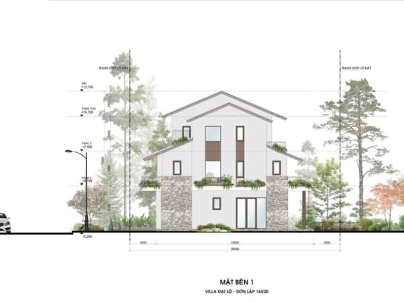 Retreat Forest Villa đại lộ đơn lập mặt bên