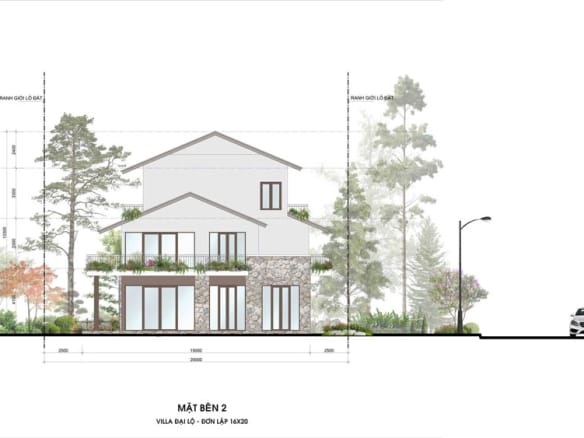 Retreat Forest Villa đại lộ đơn lập mặt bên