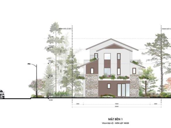 Retreat Forest Villa đại lộ đơn lập mặt bên