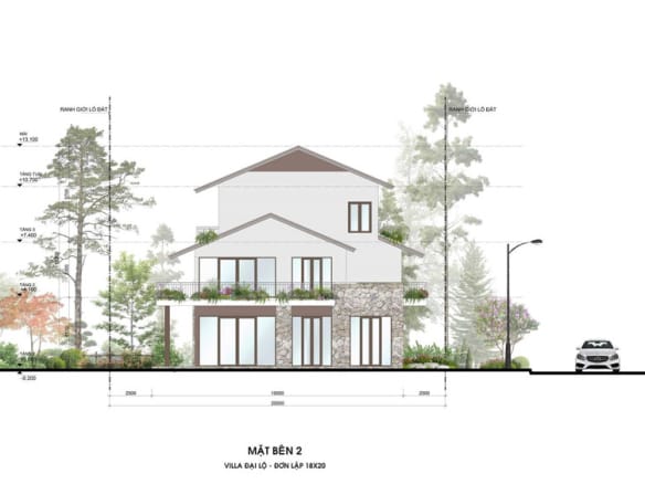 Retreat Forest Villa đại lộ đơn lập mặt bên