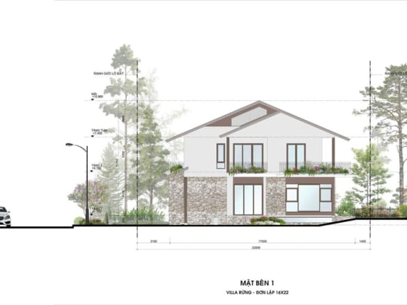 Retreat Forest Villa rừng đơn lập 5 mặt bên