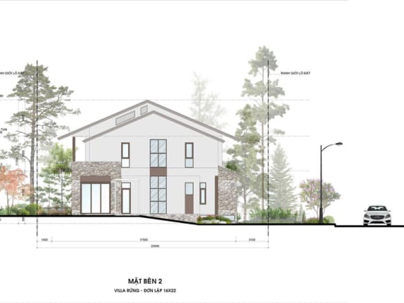 Retreat Forest Villa rừng đơn lập 5 mặt bên