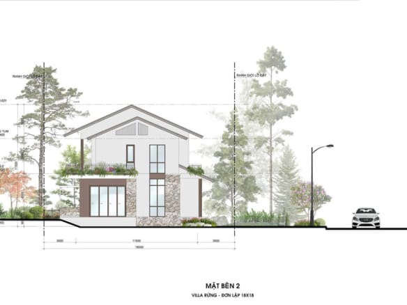 Retreat Forest Villa rừng đơn lập 6 mặt bên