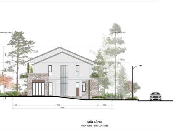 Retreat Forest Villa rừng đơn lập 3 mặt bên