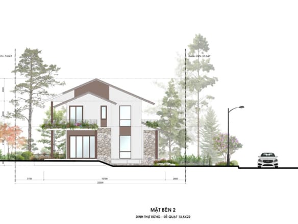 Retreat Forest Dinh thự rừng mặt bên