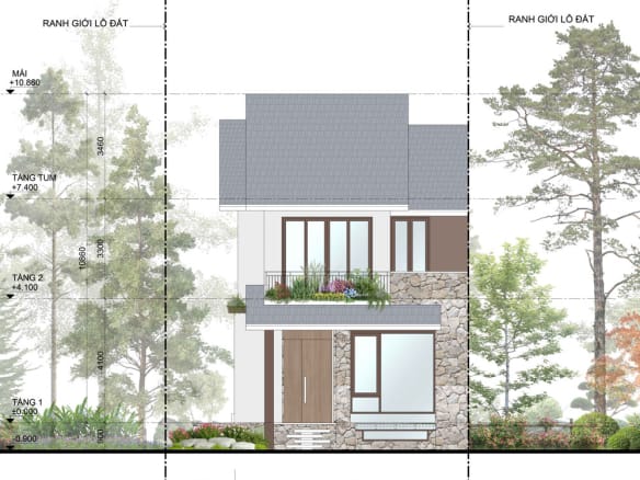 Retreat Forest Villa rừng song lập