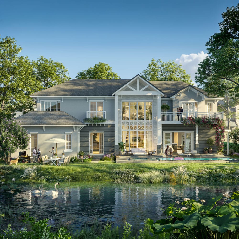 Retreat Island Villa dinh thự M-country