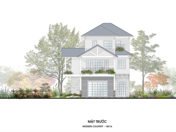 Retreat Island Shop Villa đơn lập mặt trước