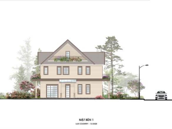 Retreat Island Villa đơn lập l-country-1 mặt bên