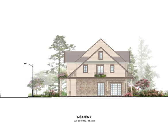 Retreat Island Villa đơn lập l-country-1 mặt bên