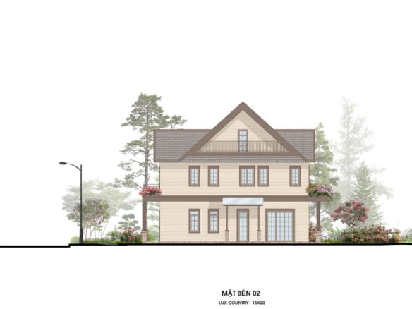 Retreat Island Villa đơn lập l-country-2 mặt bên