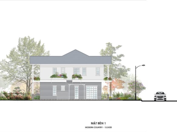 Retreat Island Villa đơn lập m-country-1 mặt bên