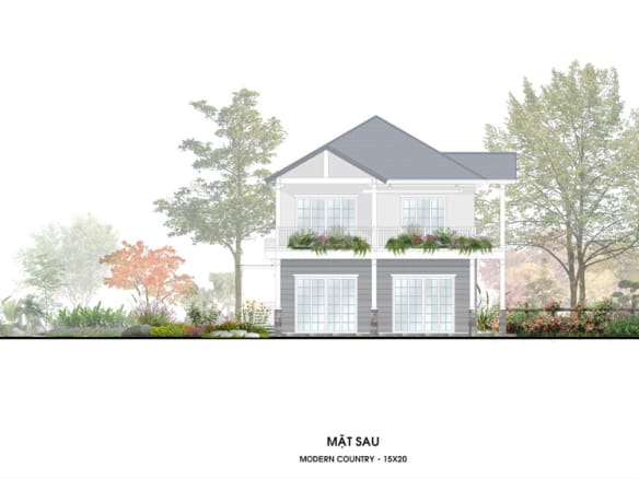 Retreat Island Villa đơn lập m-country-2 mặt sau