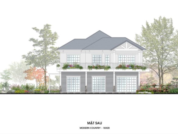 Retreat Island Villa đơn lập m-country-3 mặt sau