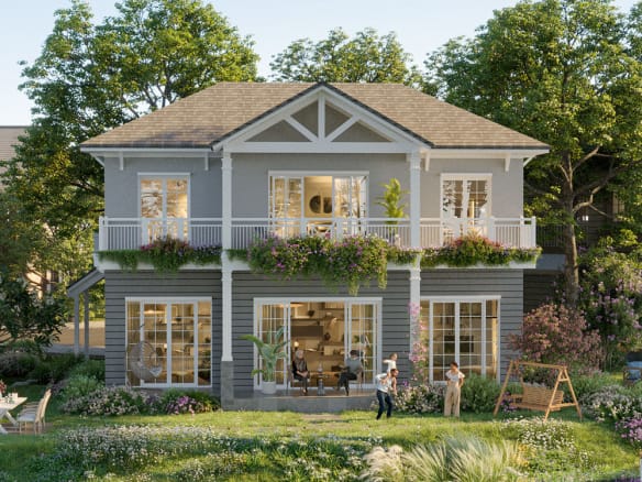 Retreat Island Villa đơn lập rẻ quạt M-country