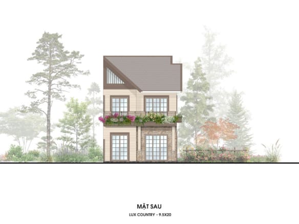 Retreat Island Villa song lập l-country mặt sau