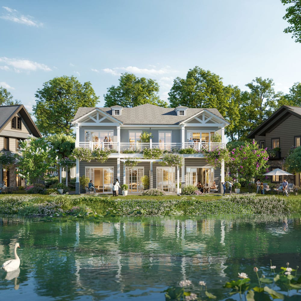 Retreat Island Villa song lập m-country