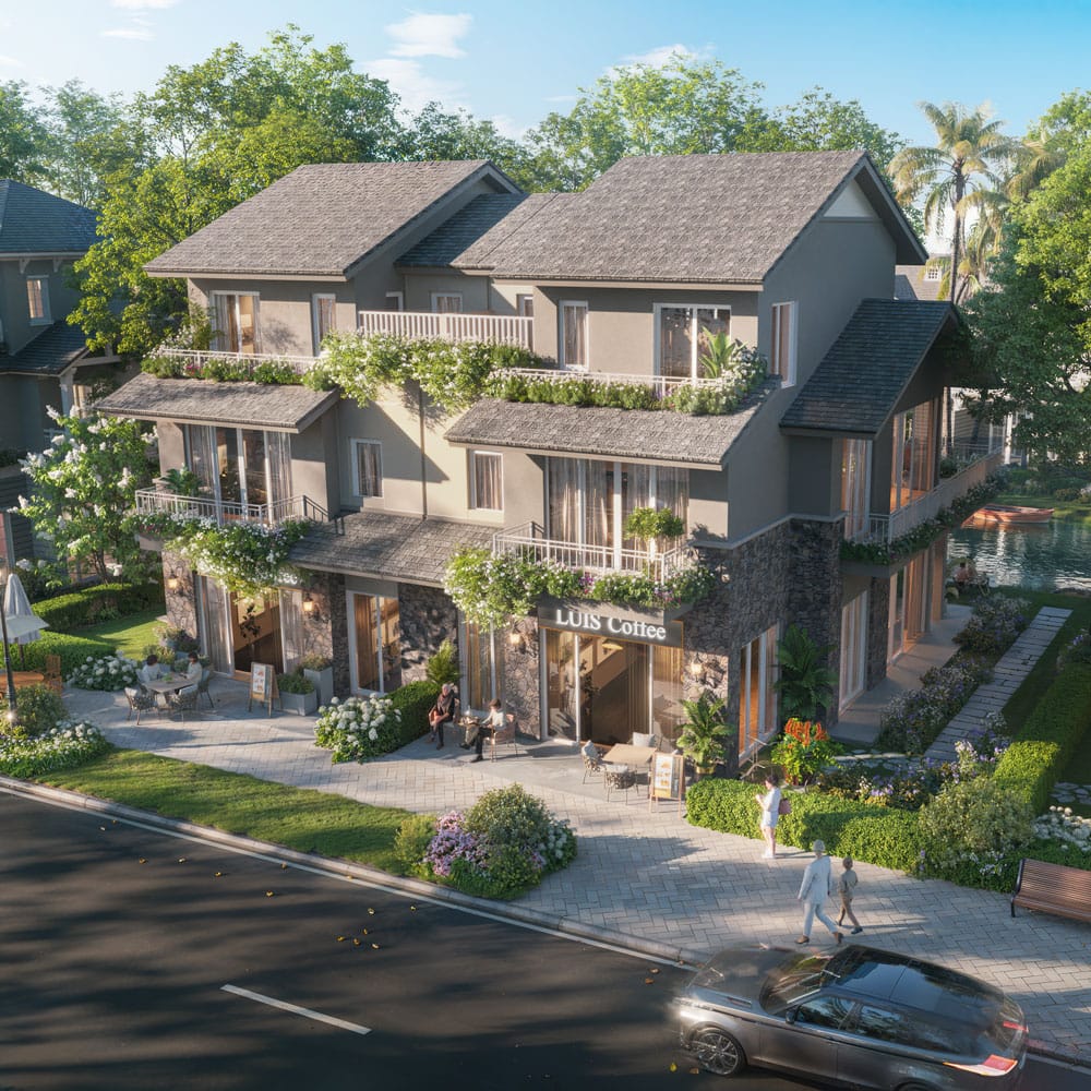 Retreat Island Shop Villa song lập m-zen