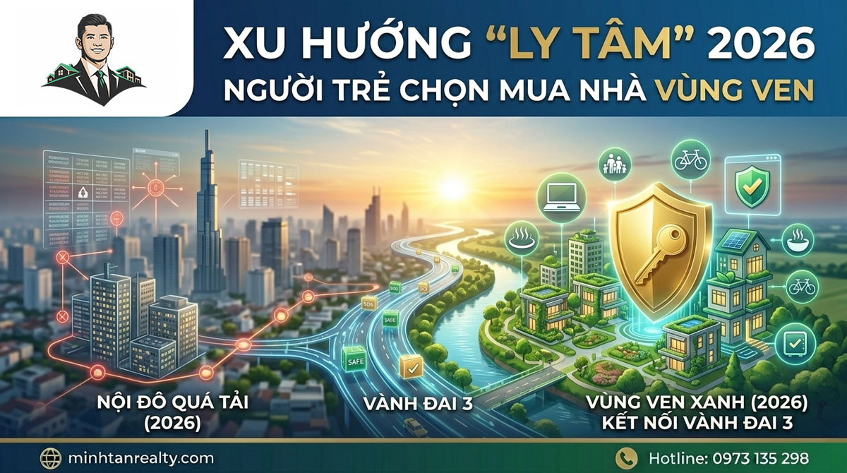Mua nhà vùng ven 2026 xu hướng ly tâm của giới trẻ 2026