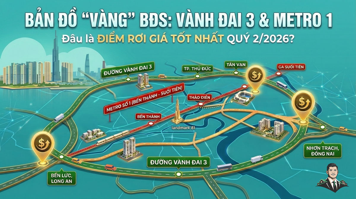 BĐS dọc Metro 1 và Vành đai 3