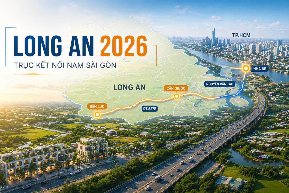 Bảng Giá Đất Long An 2026 Và Lợi Thế Trục Kết Nối Nam Sài Gòn