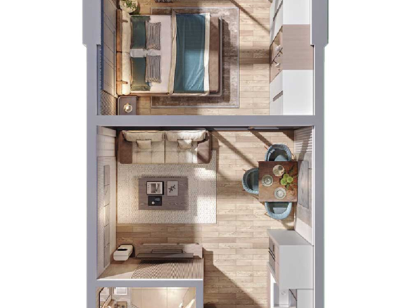 Forest Onsen R1 - Căn hộ 1 PN