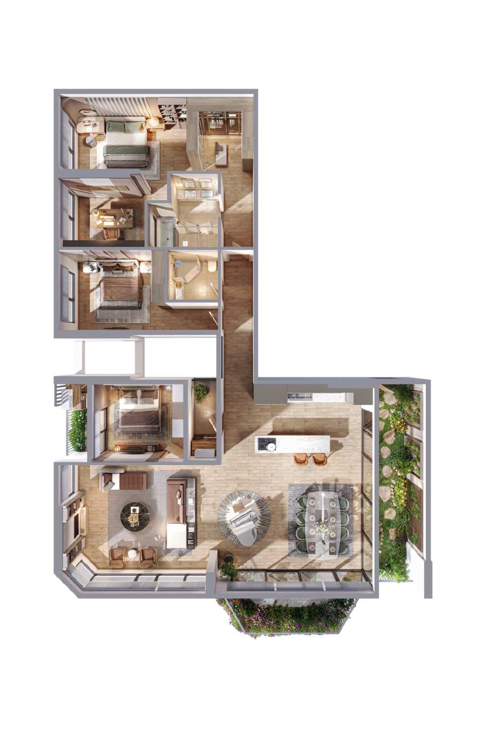Forest Onsen R1 - Căn hộ Penthouse