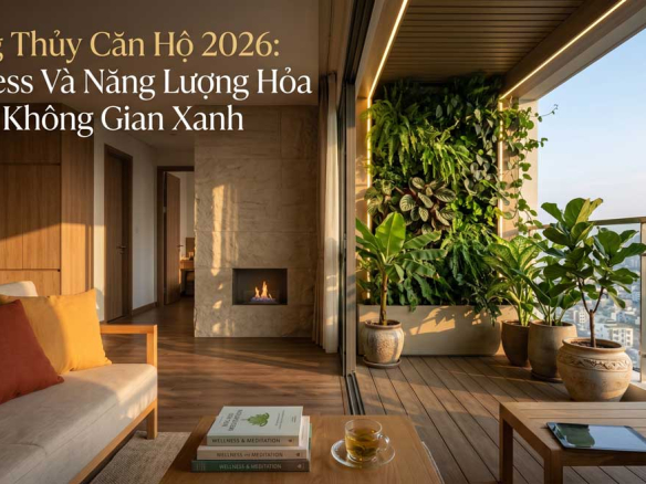 Phong Thủy Căn Hộ 2026: Wellness Và Năng Lượng Hỏa Trong Không Gian Xanh