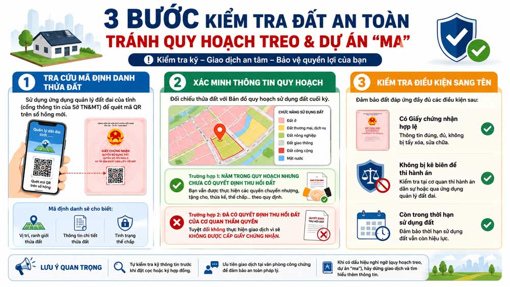 Hướng Dẫn Tra Cứu Quy Hoạch Trực Tuyến 2026: Kỹ Năng "Sống Còn" Của Nhà Đầu Tư 2 Quy trình 3 bước kiểm tra pháp lý thửa đất thực chiến