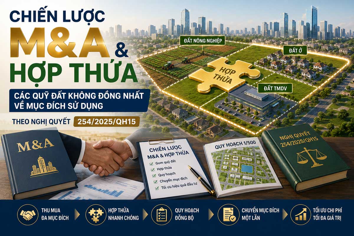 Chiến lược hợp thửa đất không đồng nhất