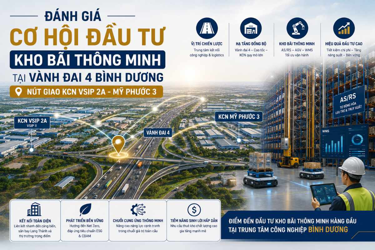 Cơ Hội Đầu Tư Kho Bãi Thông Minh Tại Vành Đai 4 Bình Dương